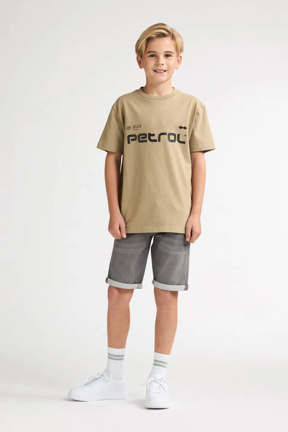 Petrol Industries zand T-shirt, foto 3