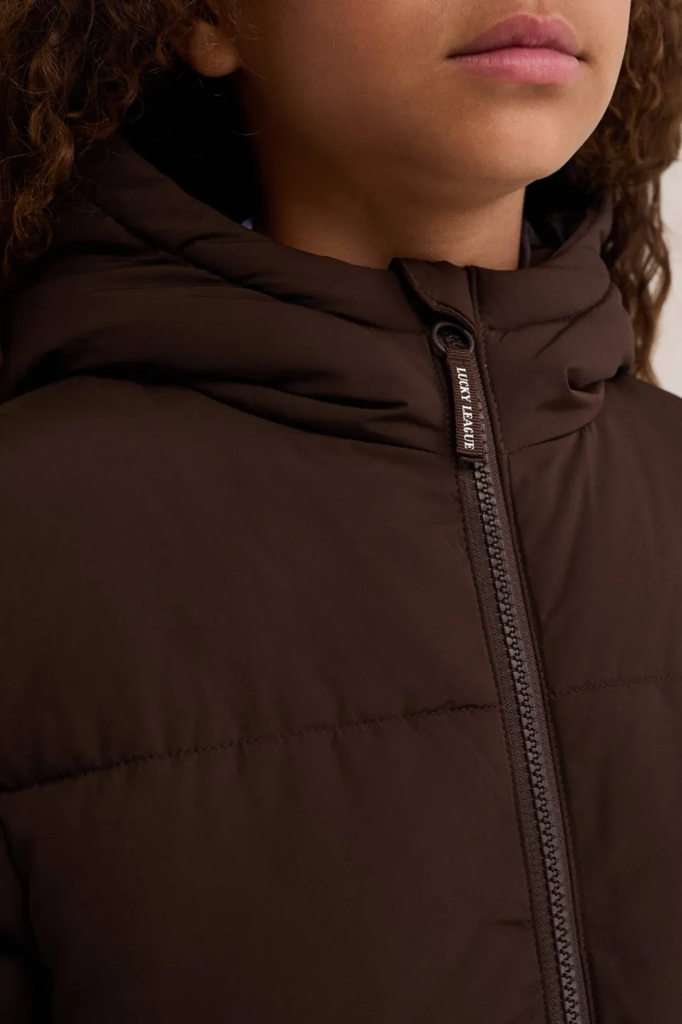 WE Fashion gewatteerde winterjas donkerbruin, foto 5