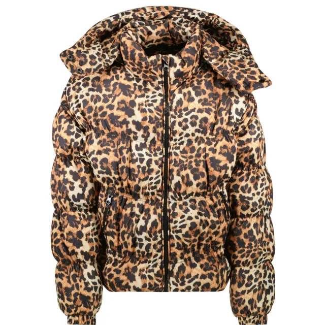 Cars Mercia winterjas bruin dierenprint Bruin/beige