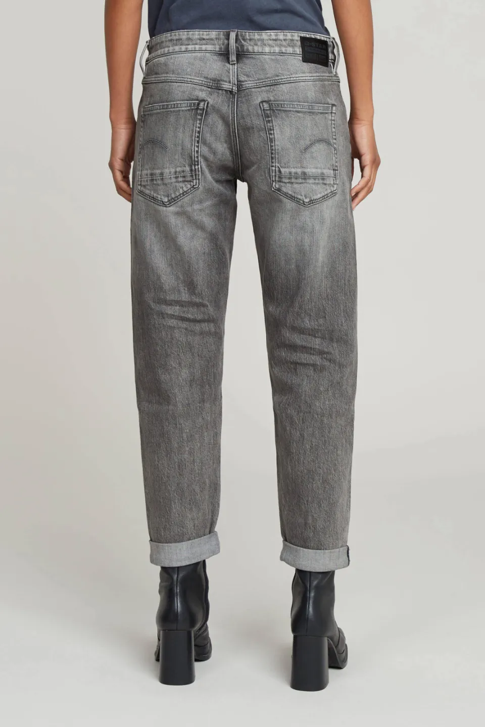 G-Star regular boyfriend jeans grey denim, foto 4