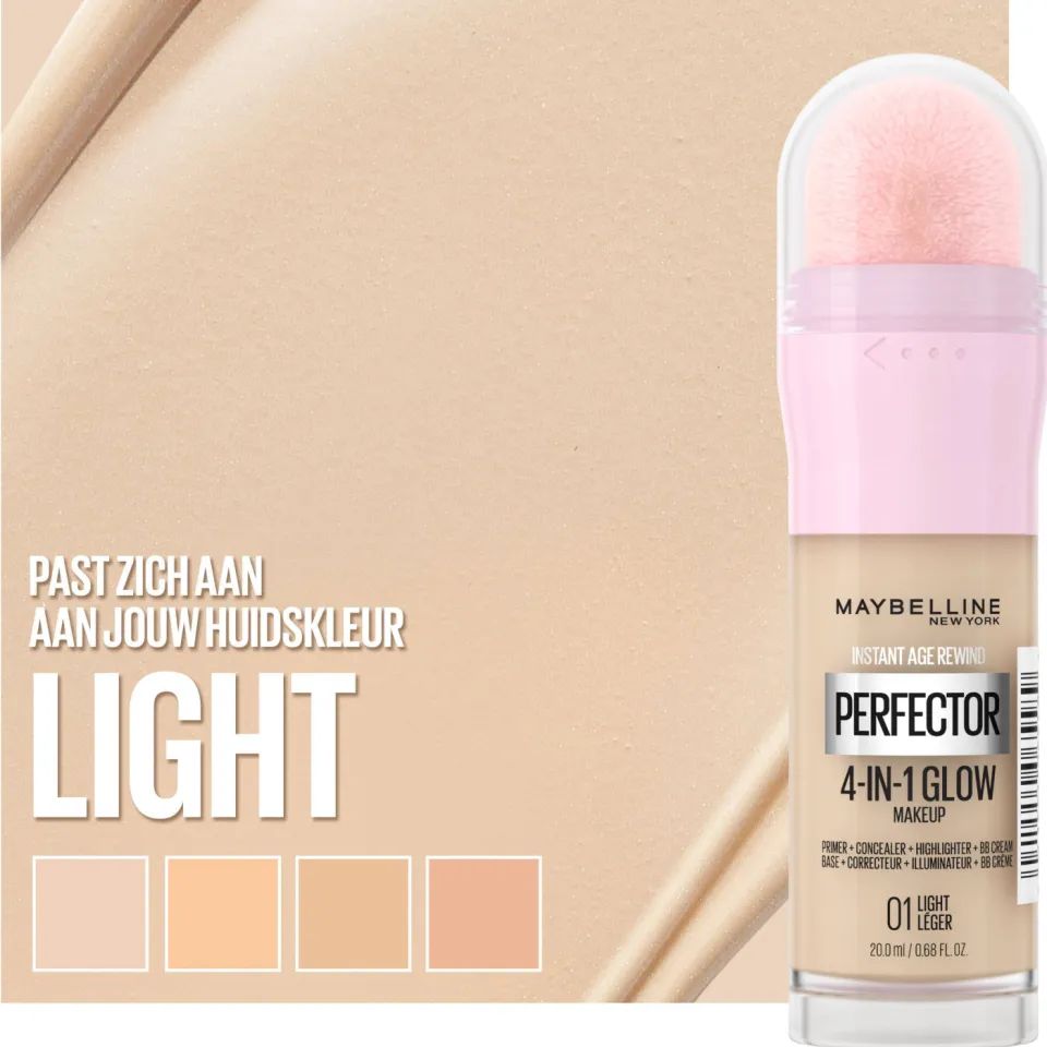 Maybelline New York Instant Perfector 4-in-1 Glow concealer 01 Light beige, foto 2