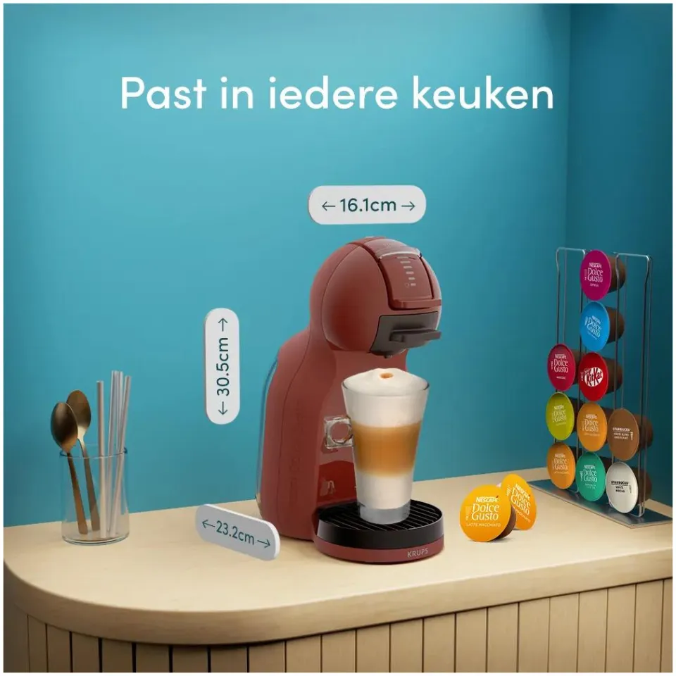 Krups NESCAFÉ Dolce Gusto Mini Me 2 KP1435 koffiecupmachine rood, foto 3