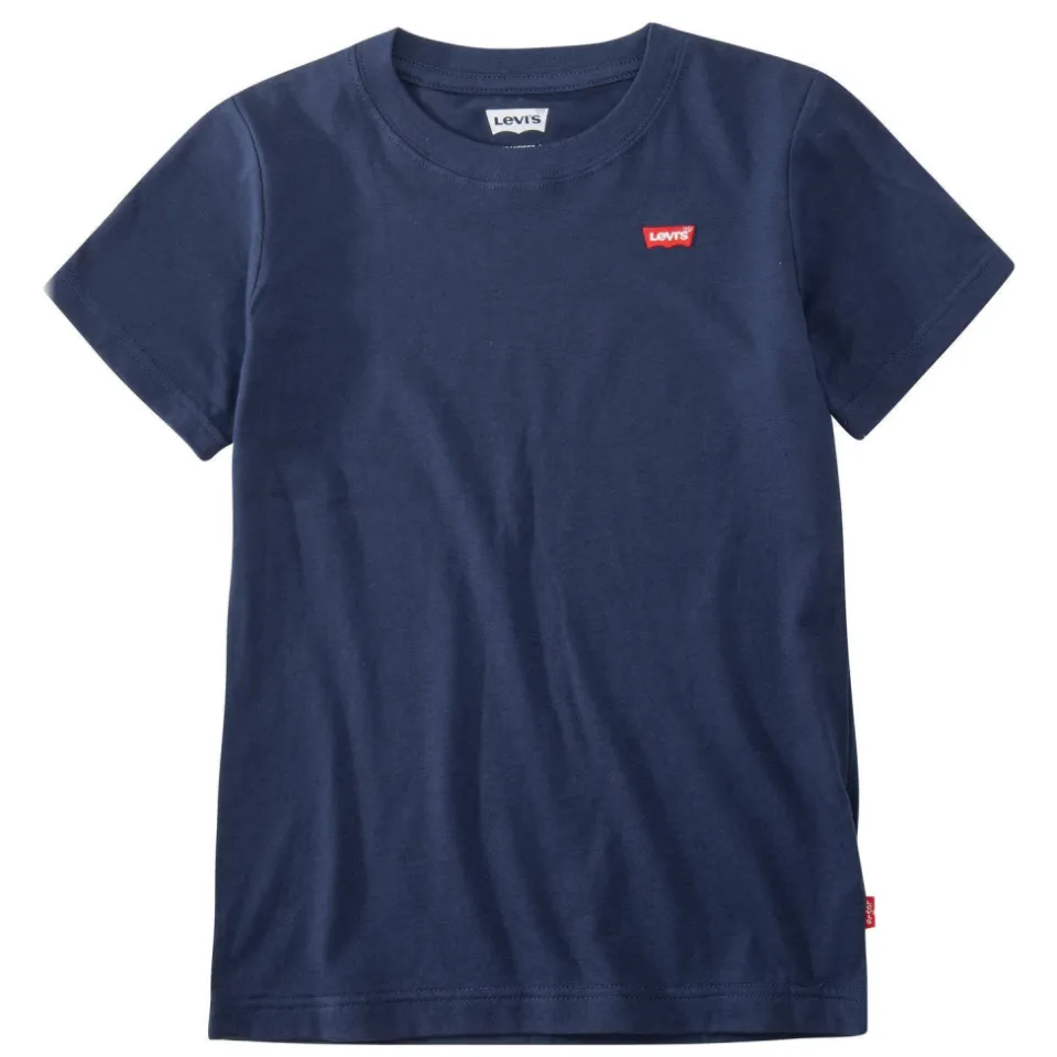 Levi's basic T-shirt Batwing chest donkerblauw, foto 4