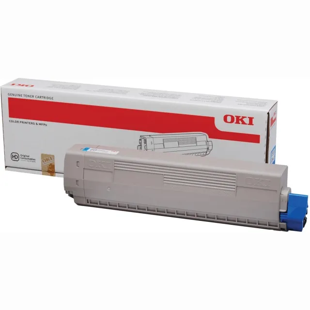 Oki 44844507 Toner Cyaan Voordeelpakket van 4 kleuren (Zwart, Cyaan, Geel en Magenta)