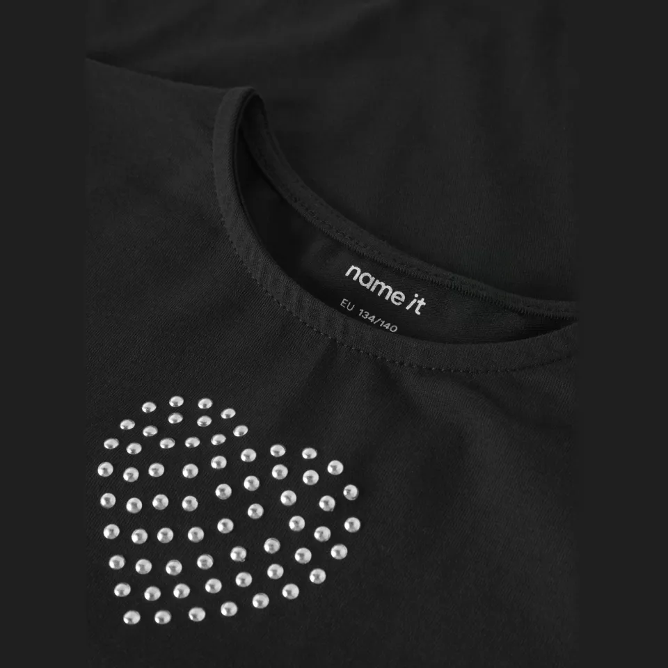 NAME IT longsleeve met hartjes zwart, foto 2