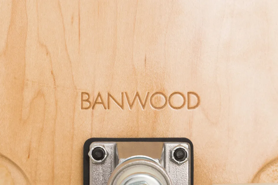 Banwood skateboard hout marineblauw, foto 5