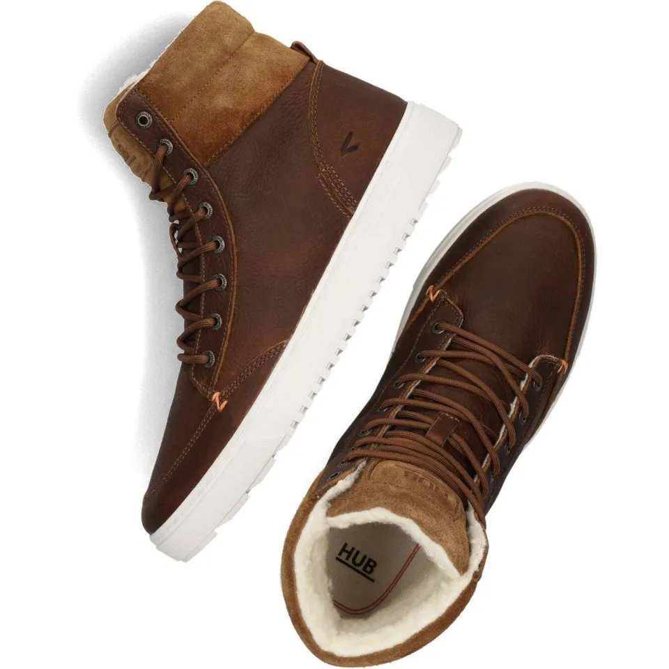 Hub Dublin 2.0 hoge sneaker cognac, foto 8