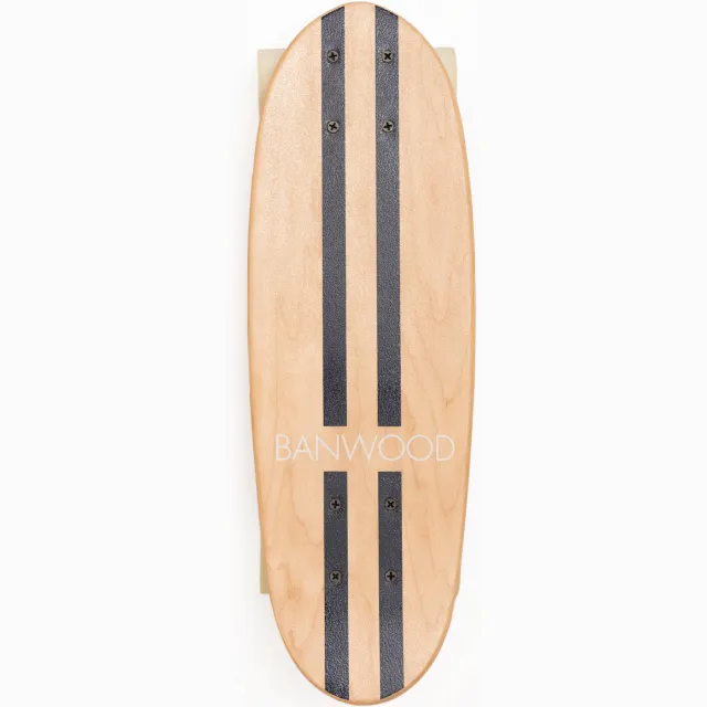 Banwood skateboard hout marineblauw