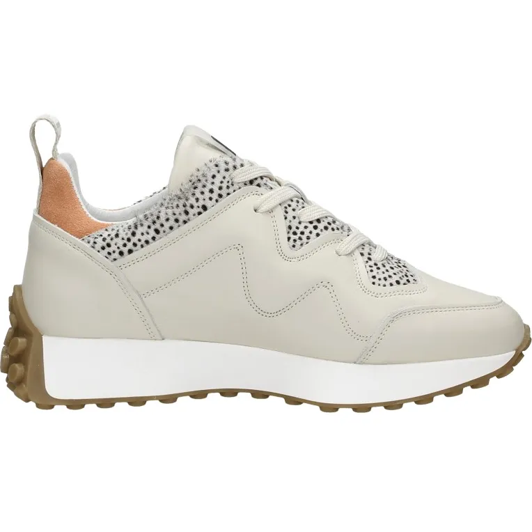 Maruti Kian lage sneakers beige Wit