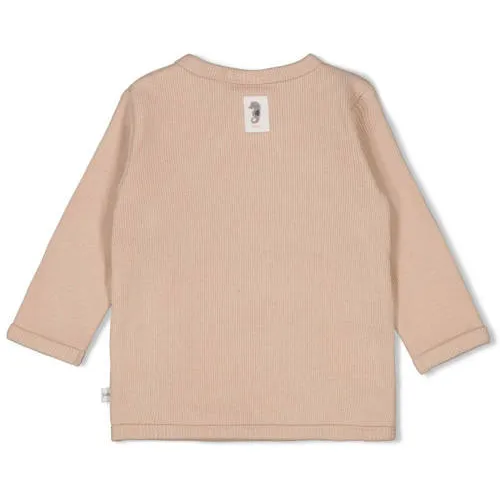 Feetje overslag longsleeve Sea Sweeties zand, foto 2