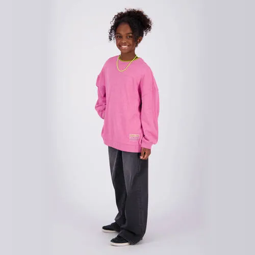 Vingino oversized sweater - roze, foto 3