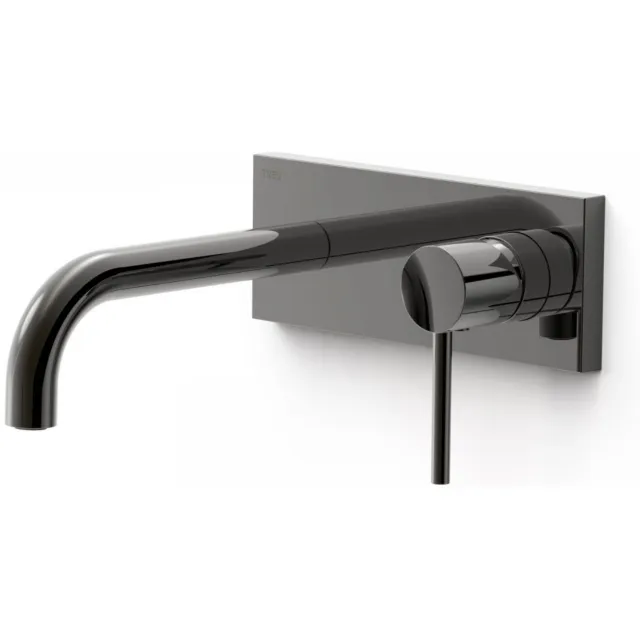 Tres Study Exclusive wastafelmengkraan met afdekplaat metallic zwart