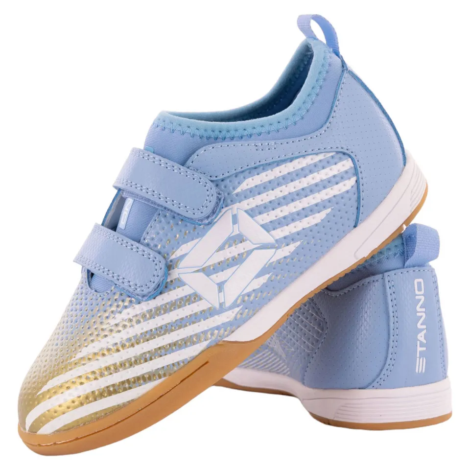 Stanno Vulture IN JR III junior voetbalschoenen - lichtblauw/wit/goud, foto 7