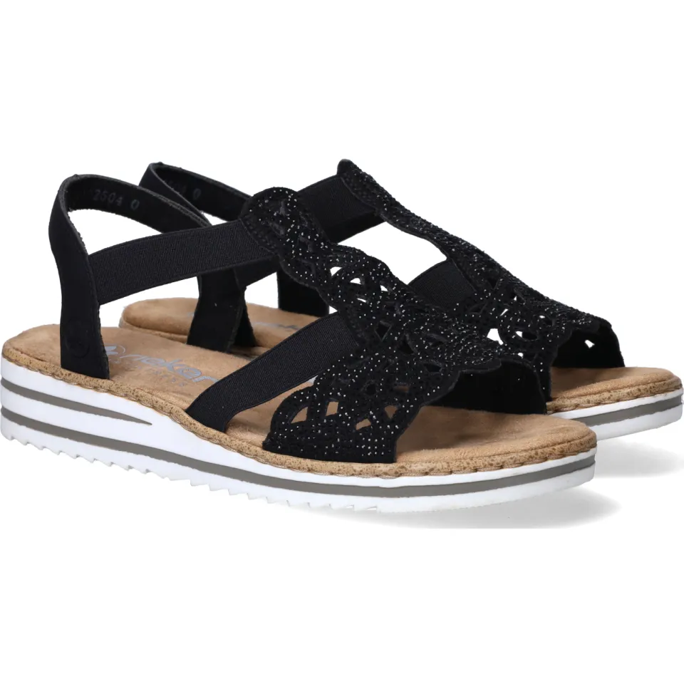 Rieker sandalen zwart, foto 4