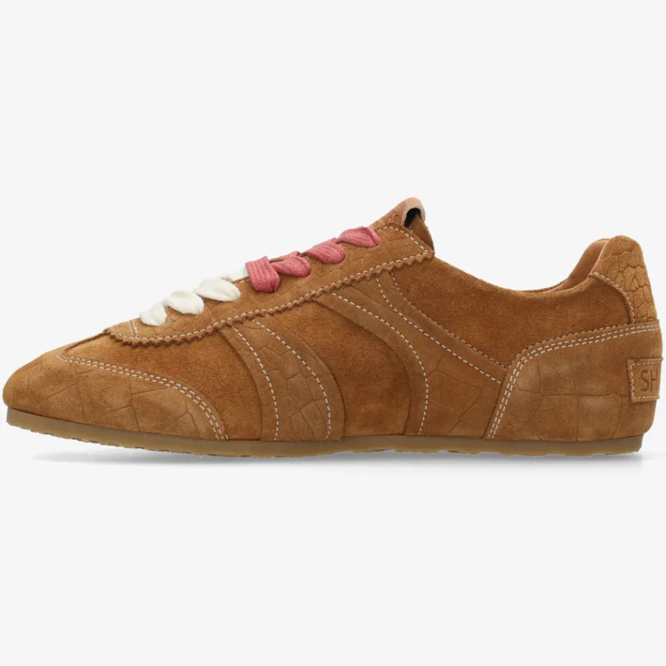 Shabbies Amsterdam Ciska Base sneaker cognac, foto 3