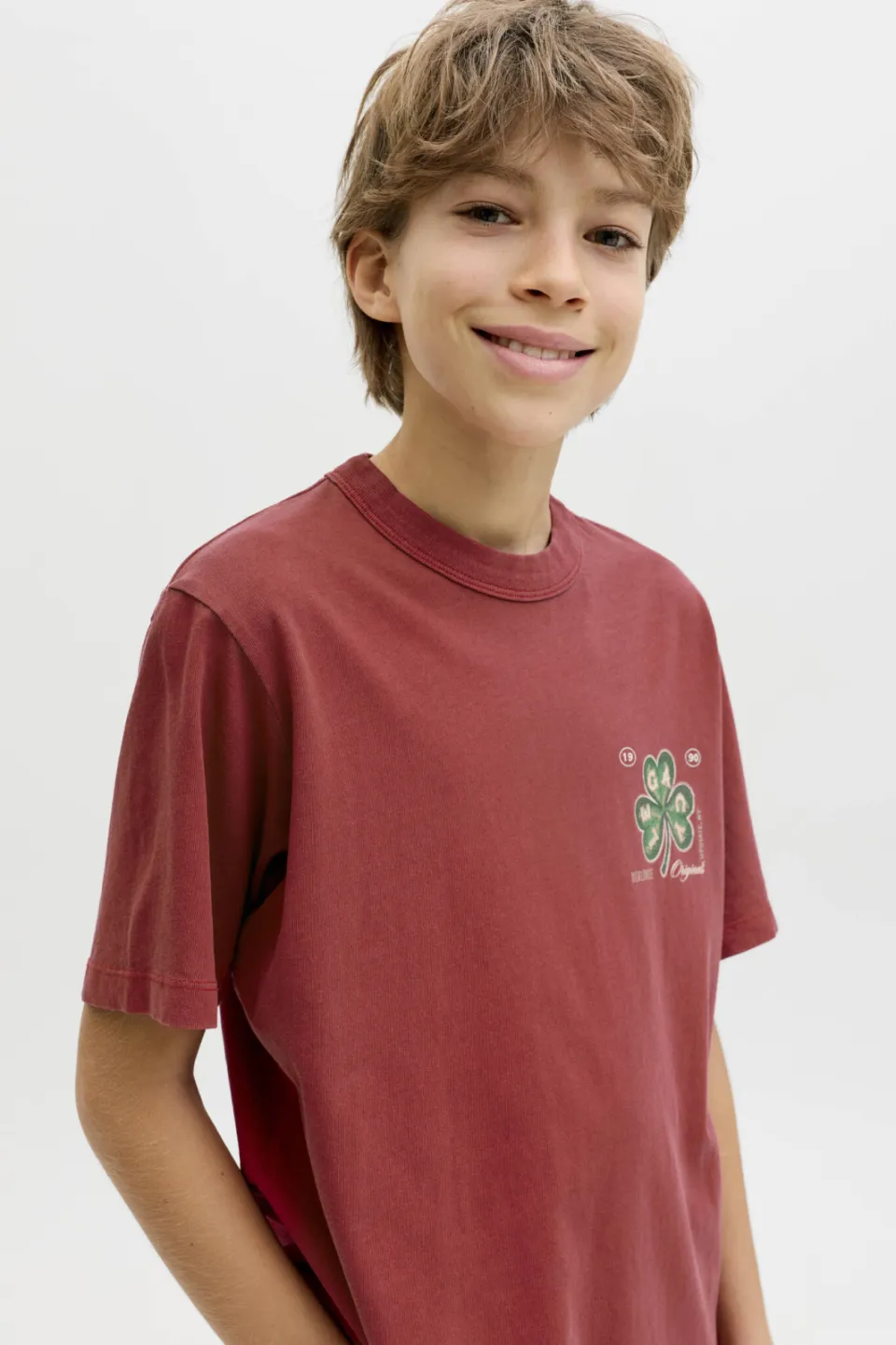 Jack & Jones Junior T-shirt rood, foto 4