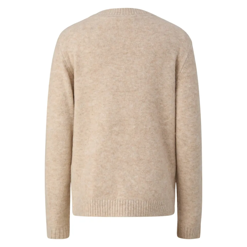 s.Oliver gebreide trui met print - beige, foto 3