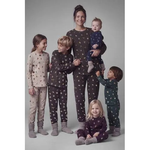 NAME IT KIDS pyjama met print beige, foto 4
