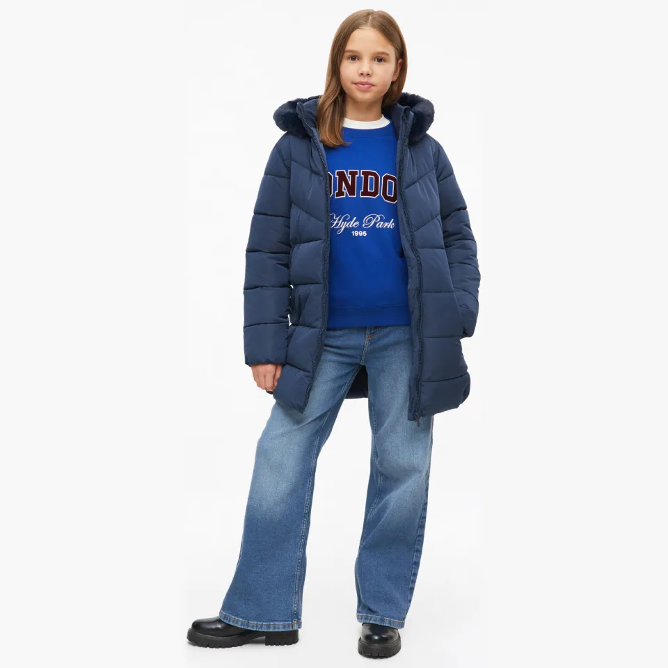 s.Oliver winterjas donkerblauw