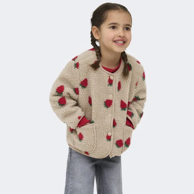 KIDS ONLY MINI teddy jas beige, foto 2