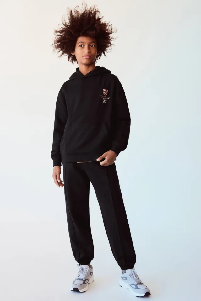 Mango Kids joggingbroek - zwart