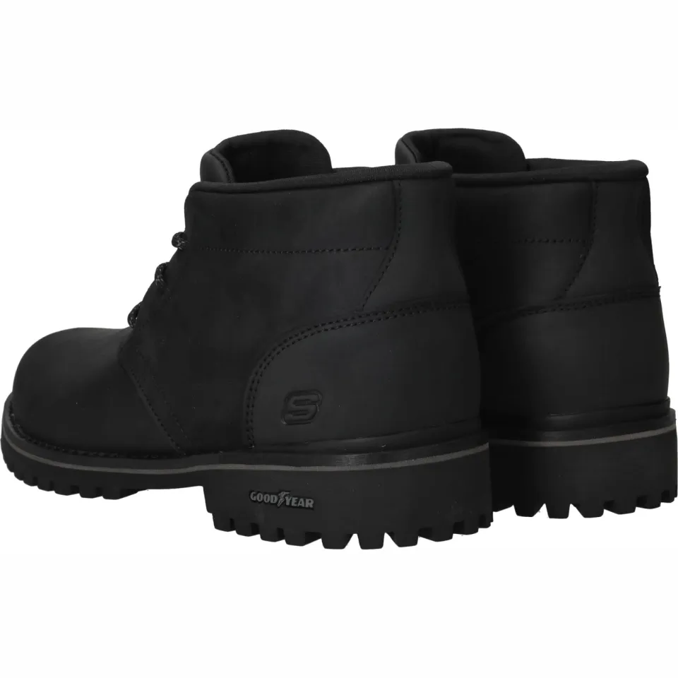 Skechers Slip-ins Quintero Damien veterboots zwart, foto 3