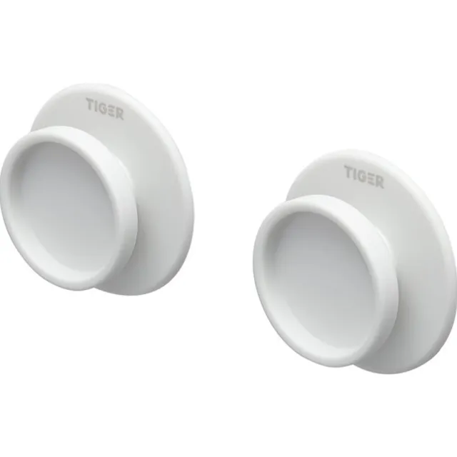 Handdoekhaak Tiger Tess Wit (2 stuks)