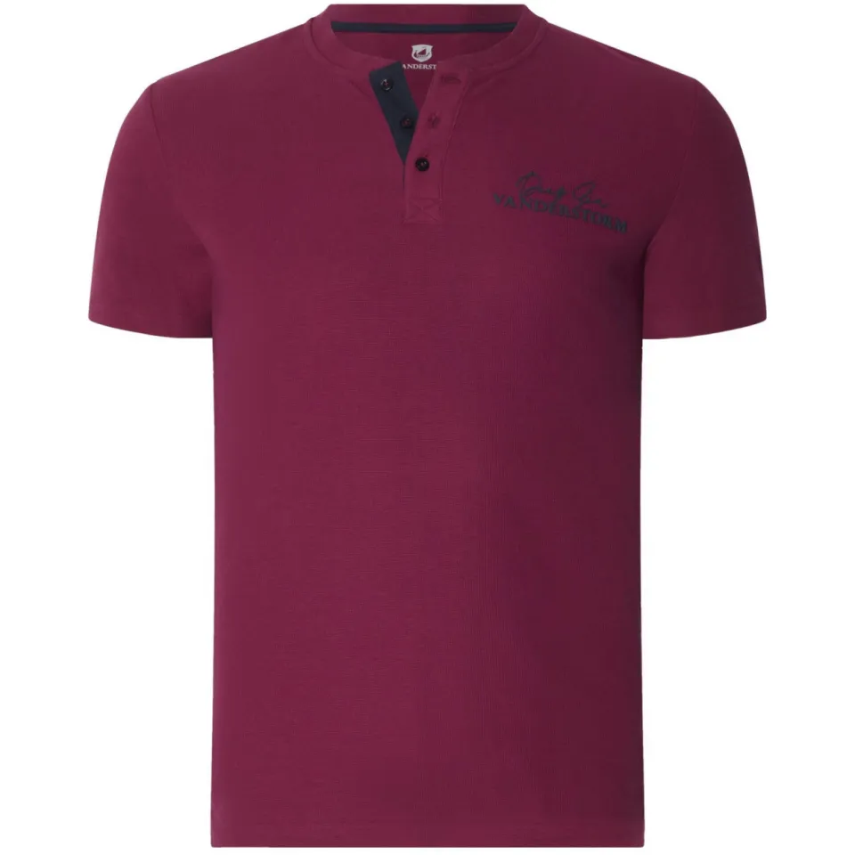 Jan Vanderstorm Gortan T-shirt donkerrood, foto 2