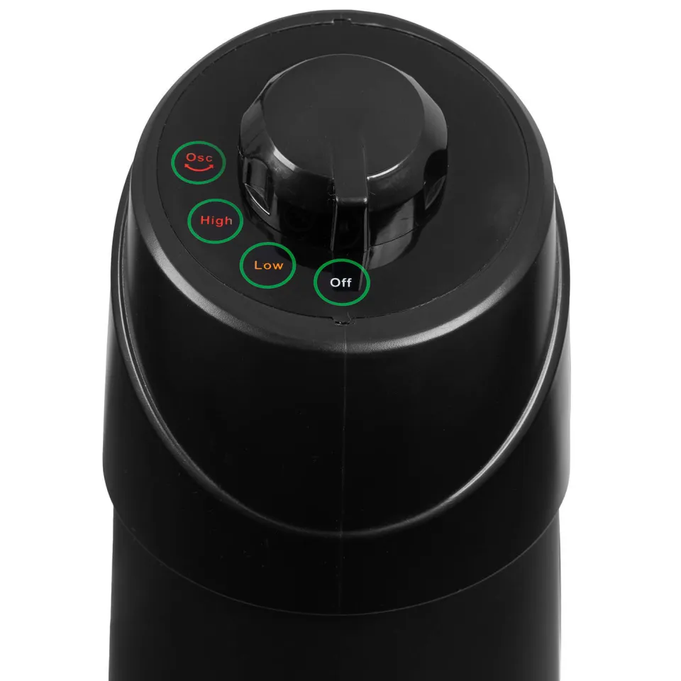 Eurom heater Q-Tower 1200 zwart, foto 4