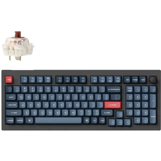 Keychron V5 Max QMK/VIA toetsenbord zwart