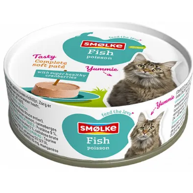 Smolke Soft Paté vis kattenvoer 80 g