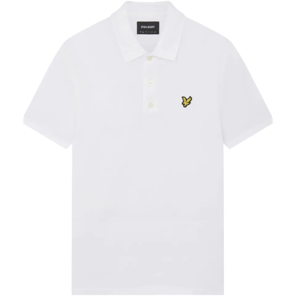 Lyle & Scott regular polo wit, foto 2
