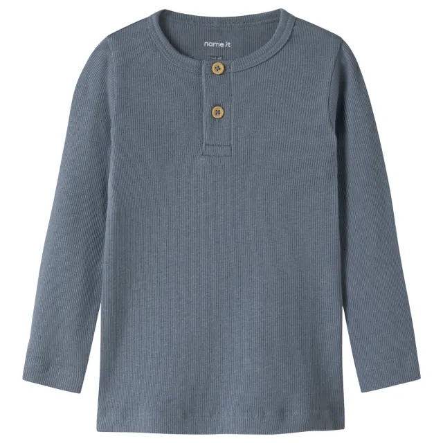 NAME IT MINI longsleeve blauw Blue Mirage