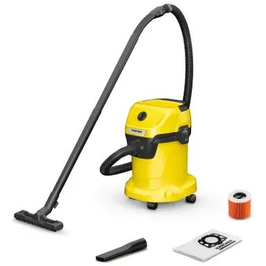 Kärcher Nat- En Droogzuiger Wd 3 V-17/4/20 - 1000w - 17l Geel