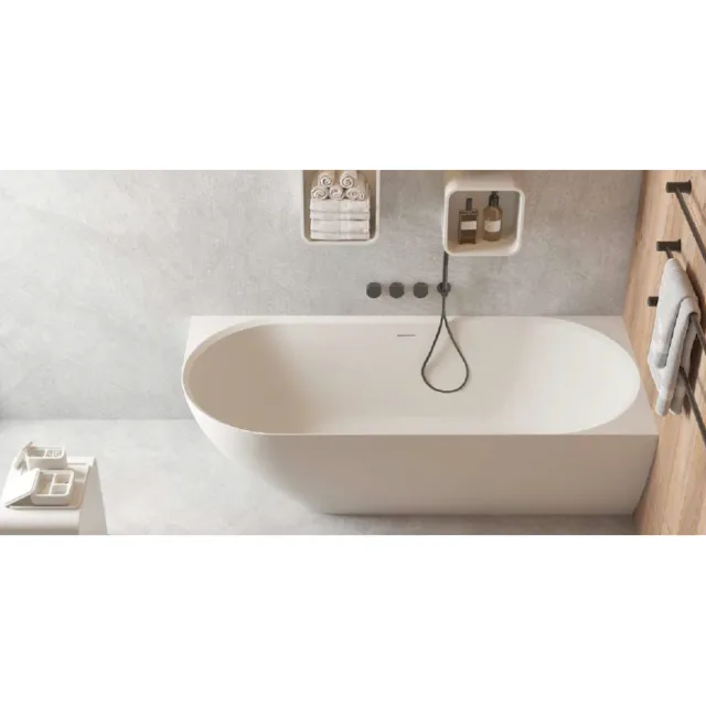 Ideavit SolidNova-CR ligbad mat wit