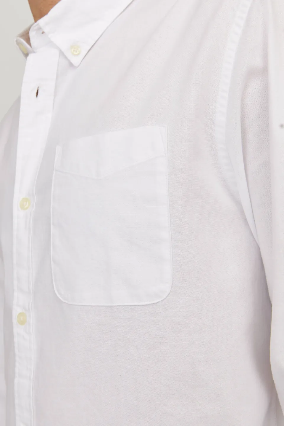 Jack & Jones ESSENTIALS casual overhemd wit, foto 6