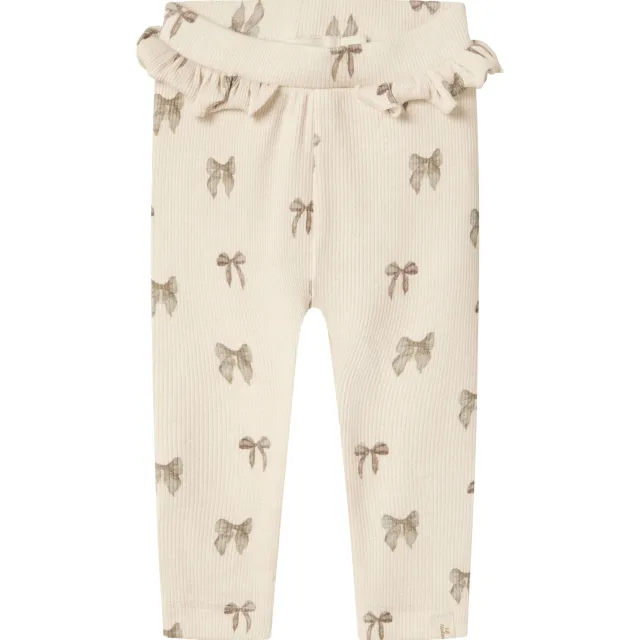 Lil' Atelier baby slim legging crème, foto 2