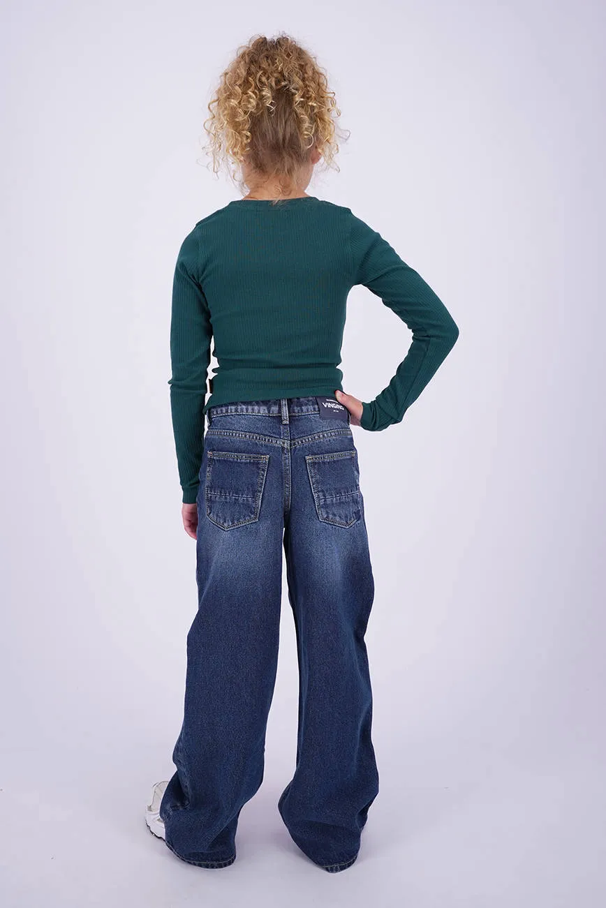 Vingino longsleeve donkergroen meisjes, foto 4