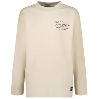 Vingino longsleeve met logo beige
