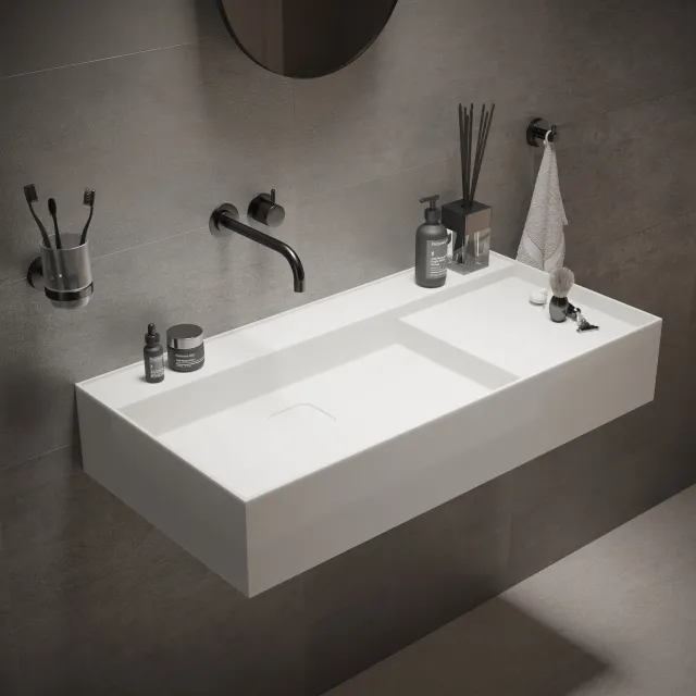Ideavit Solidbliss wastafel mat wit