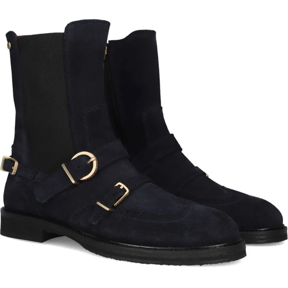 Fred de la Bretoniere Boots Paris Edane Donkerblauw, foto 2