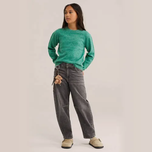 WE Fashion gebreide trui met wol - groen, foto 3
