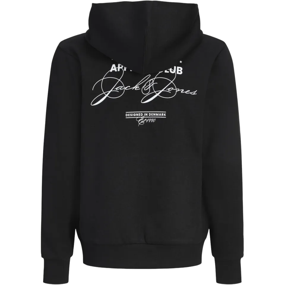 Jack & Jones JUNIOR junior hoodie met backprint - zwart, foto 3