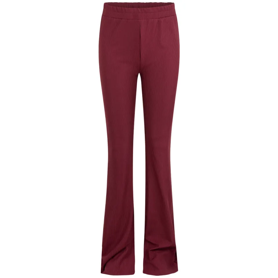 Shoeby flared broek donkerrood, foto 2