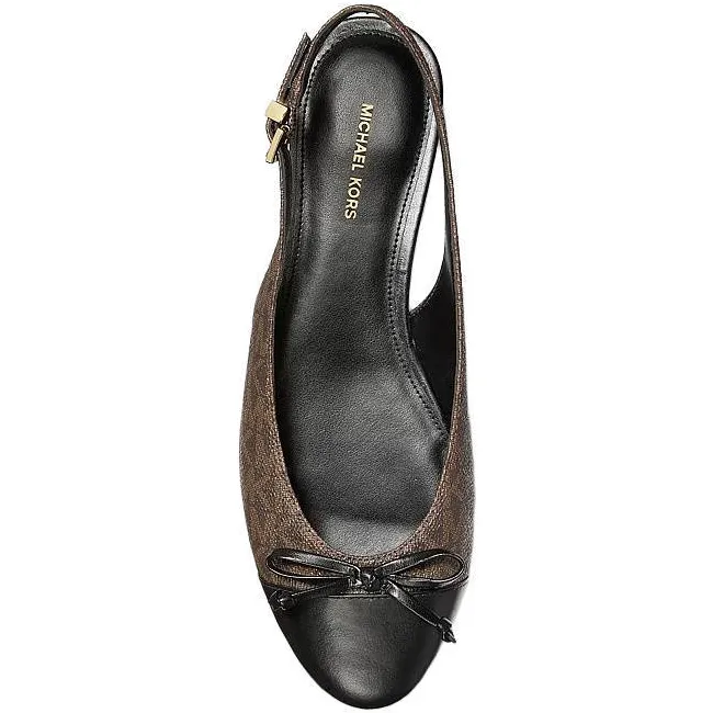 Michael Kors Piper Flex Ballet ballerina's bruin, foto 2