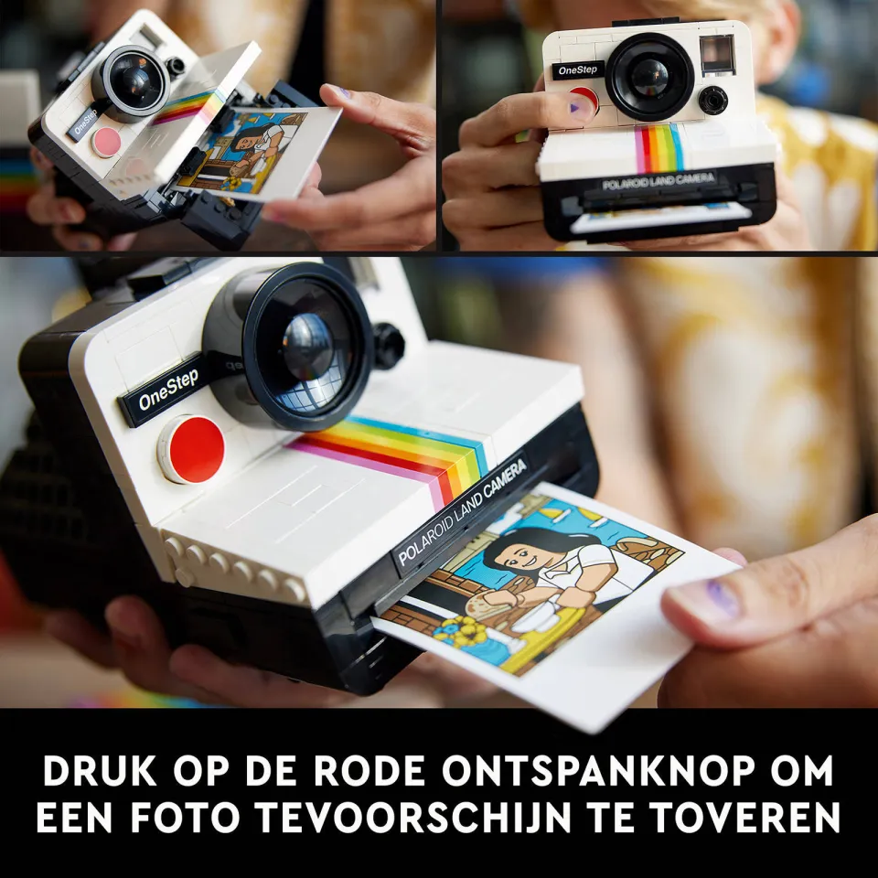 Lego IDEAS Ideas Polaroid OneStep SX-70 camera Vintage Bouwpakket voor Volwassenen 21345, foto 7