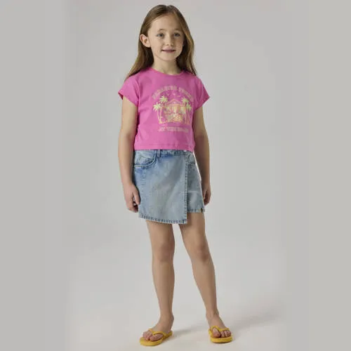 NAME IT T-shirt roze met print, foto 3
