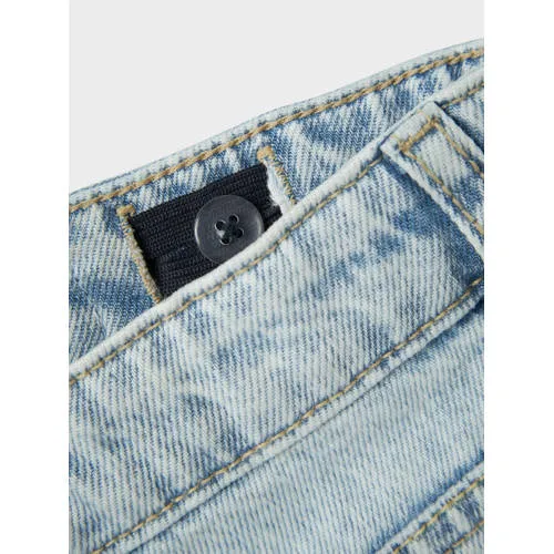 NAME IT KIDS straight fit jeans NKMRYAN light blue denim, foto 4