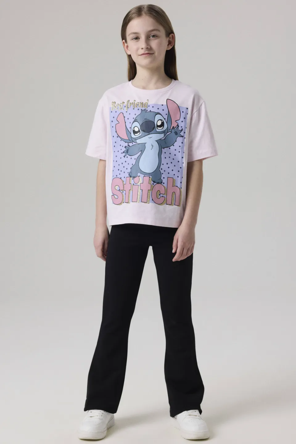 NAME IT KIDS Lilo & Stitch t-shirt met print lichtroze, foto 6
