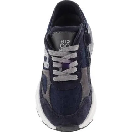 Hip suède sneakers - donkerblauw, foto 4